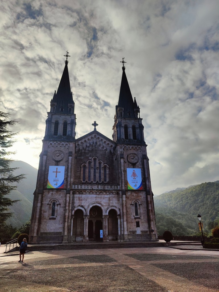 Covadonga Cathedral in Northern Spain